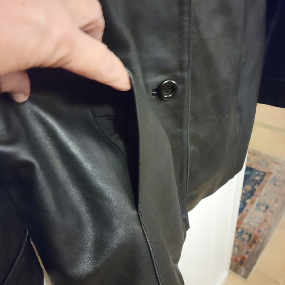 Worthington Lambskin car coat Size Large - Picture 8 of 11